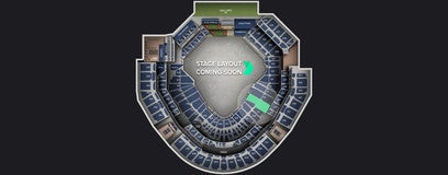 Seat view from Field Box Infield