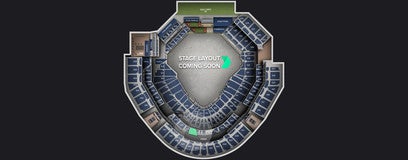 Seat view from Toyota Terrace VIP