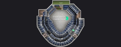 Seat view from Toyota Terrace Reserved