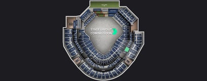 Seat view from Toyota Terrace Reserved