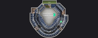 Seat view from Toyota Terrace Reserved