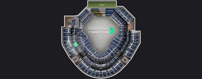 Seat view from Toyota Terrace Reserved