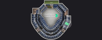 Seat view from Upper Box Reserved