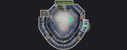 Seat view from Upper Box Pavilion