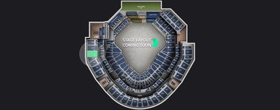 Seat view from Upper Box Pavilion