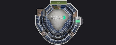 Seat view from Upper Box Pavilion