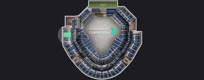 Seat view from Upper Box Pavilion