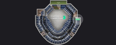 Seat view from Upper Box Pavilion