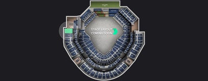 Seat view from Upper Box Pavilion
