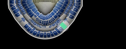 Seat view from Upper
