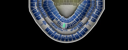 Seat view from Club