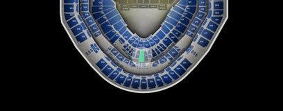 Seat view from Club