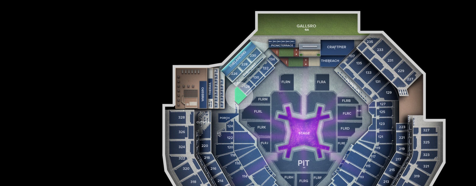 Seat view from Lower