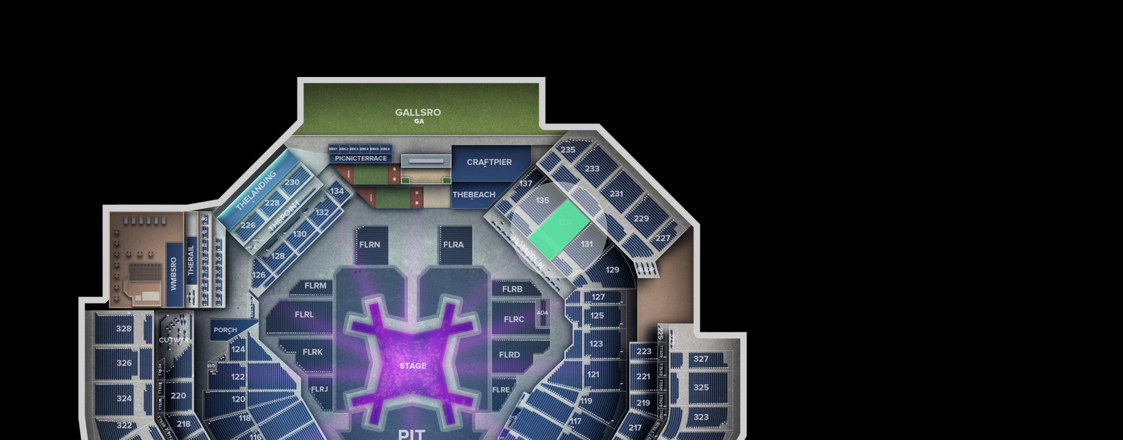 Seat view from Lower