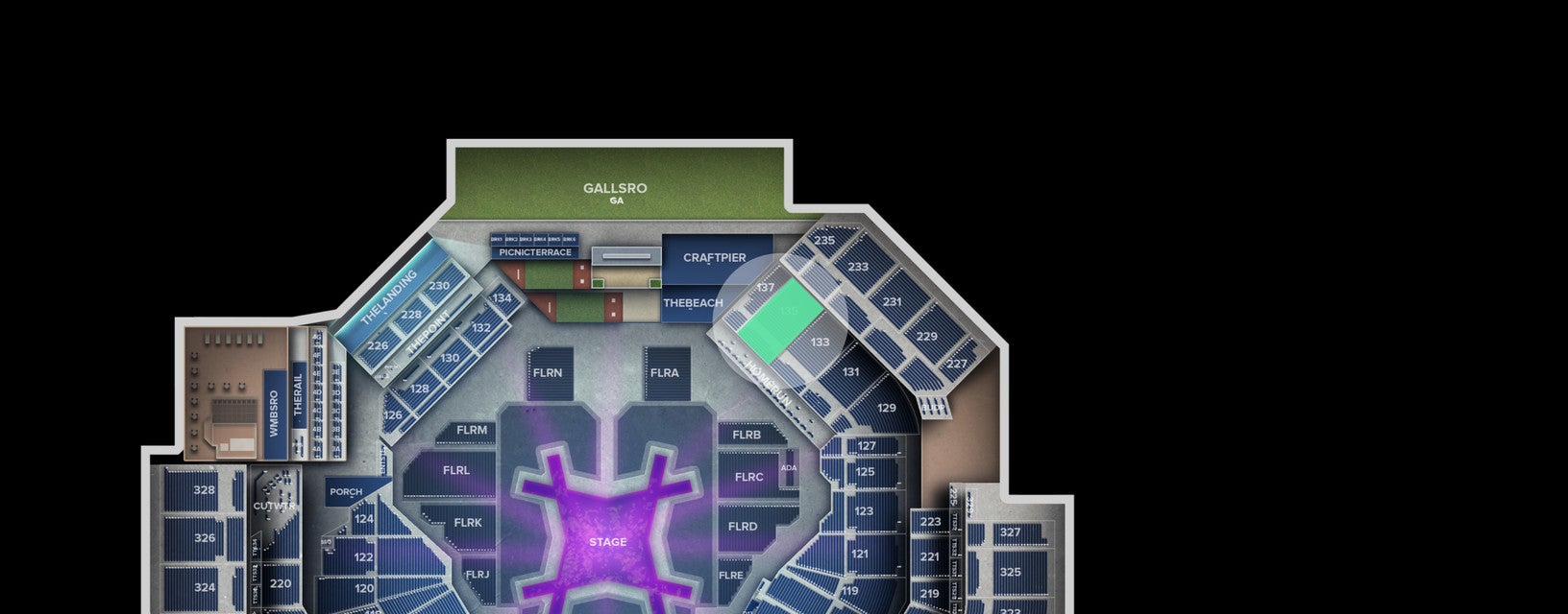 Seat view from Lower