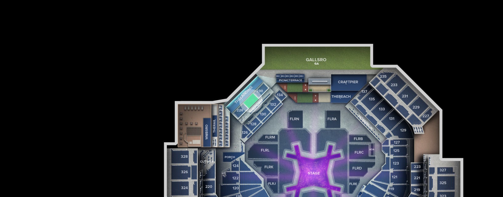 Seat view from Middle