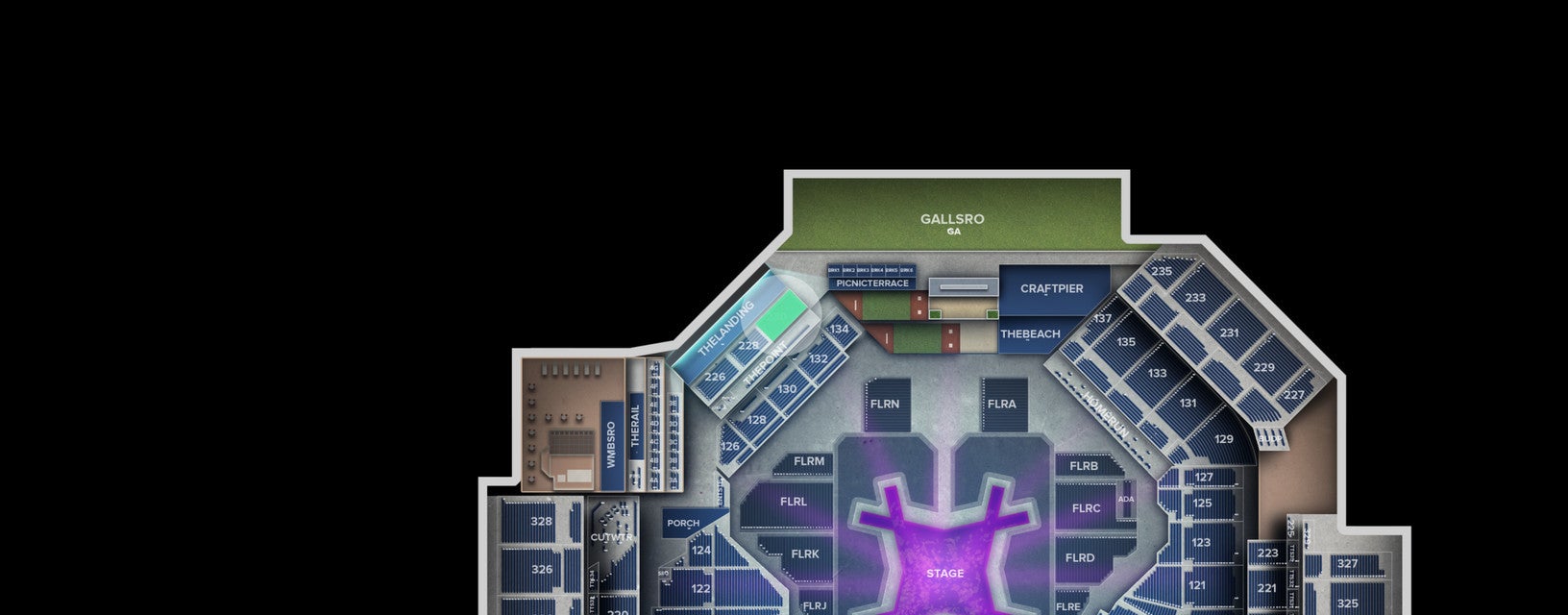 Seat view from Middle