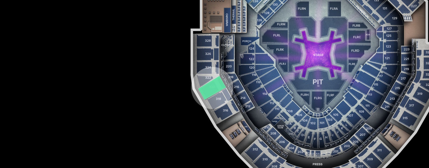 Seat view from Upper