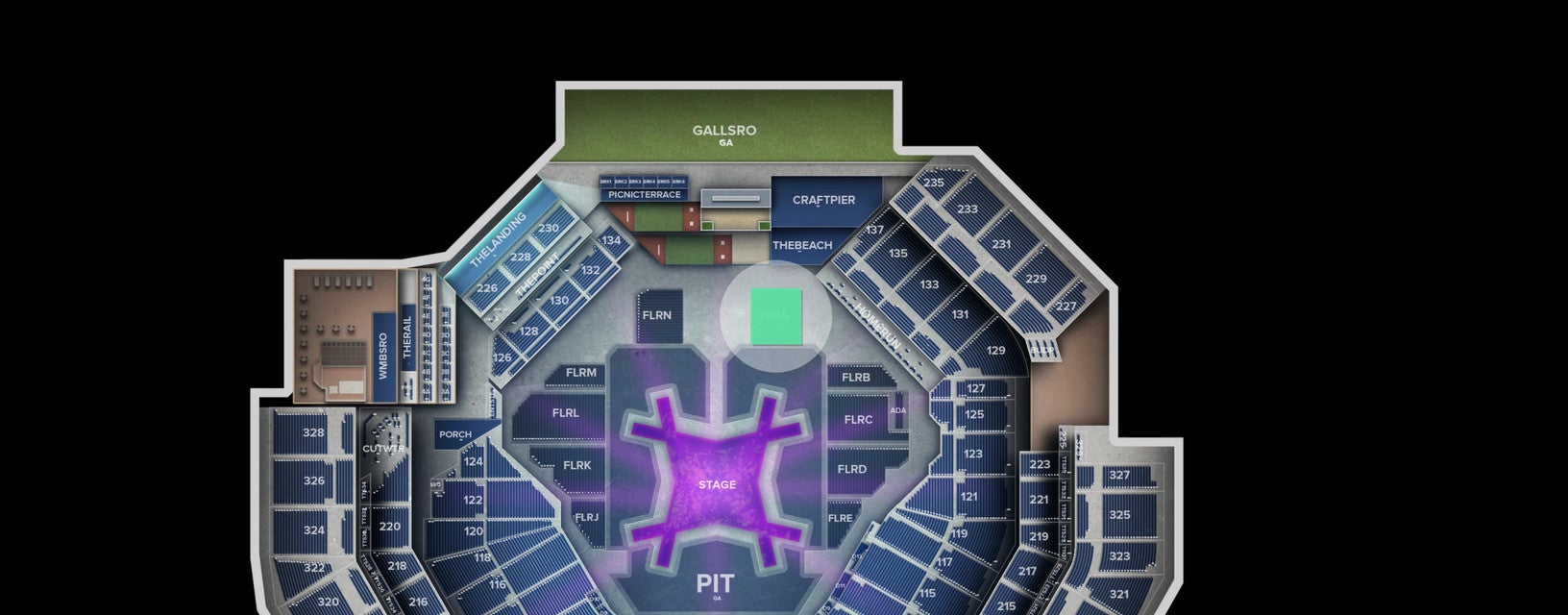 Seat view from Floor