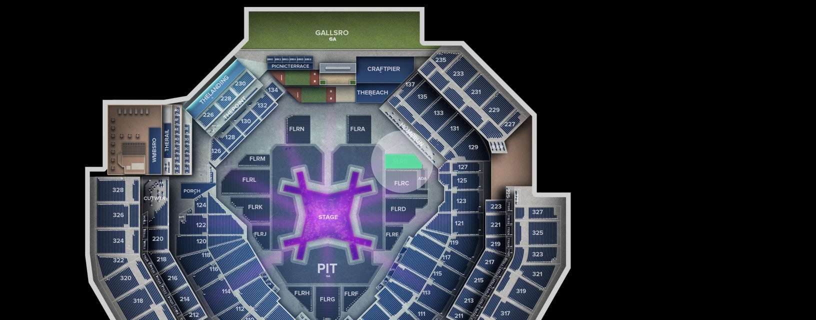 Seat view from Floor