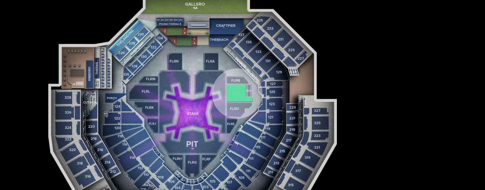 Seat view from Floor