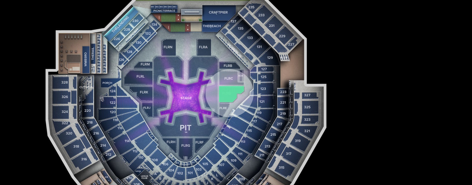 Seat view from Floor