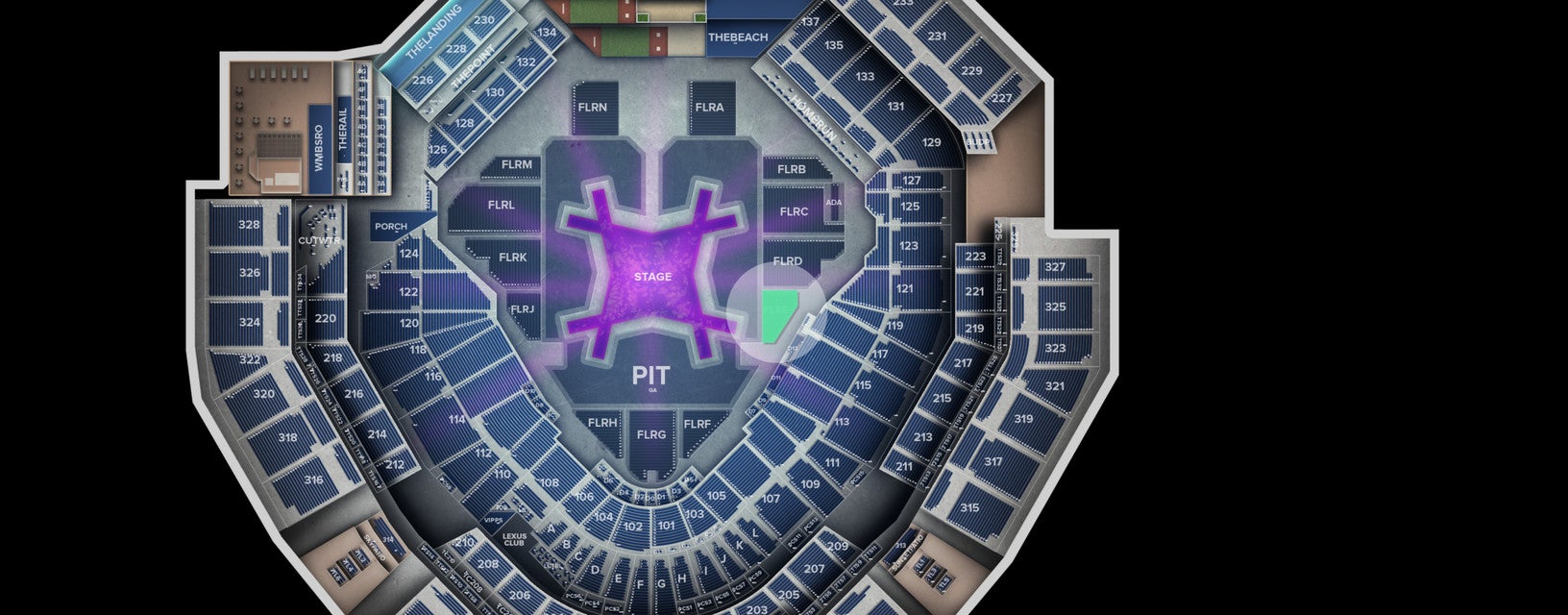 Seat view from Floor