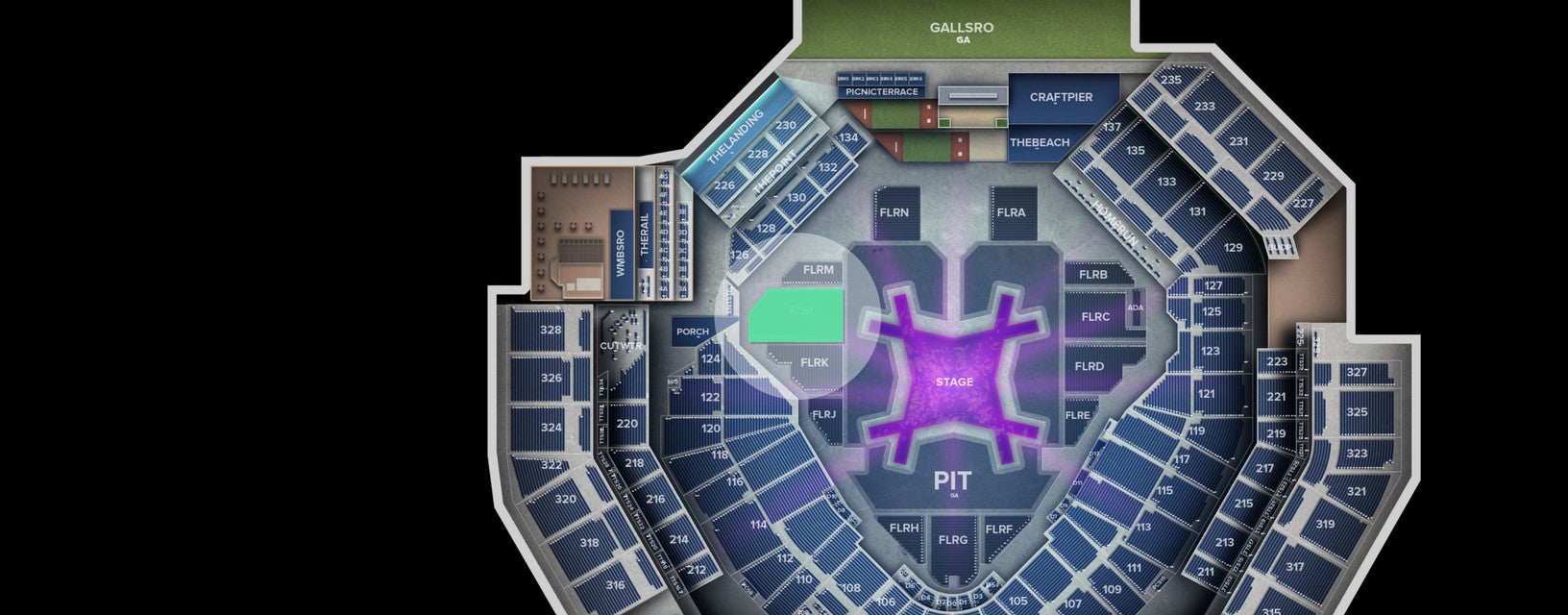 Seat view from Floor