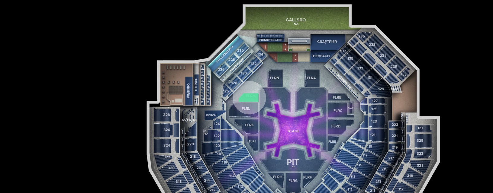 Seat view from Floor