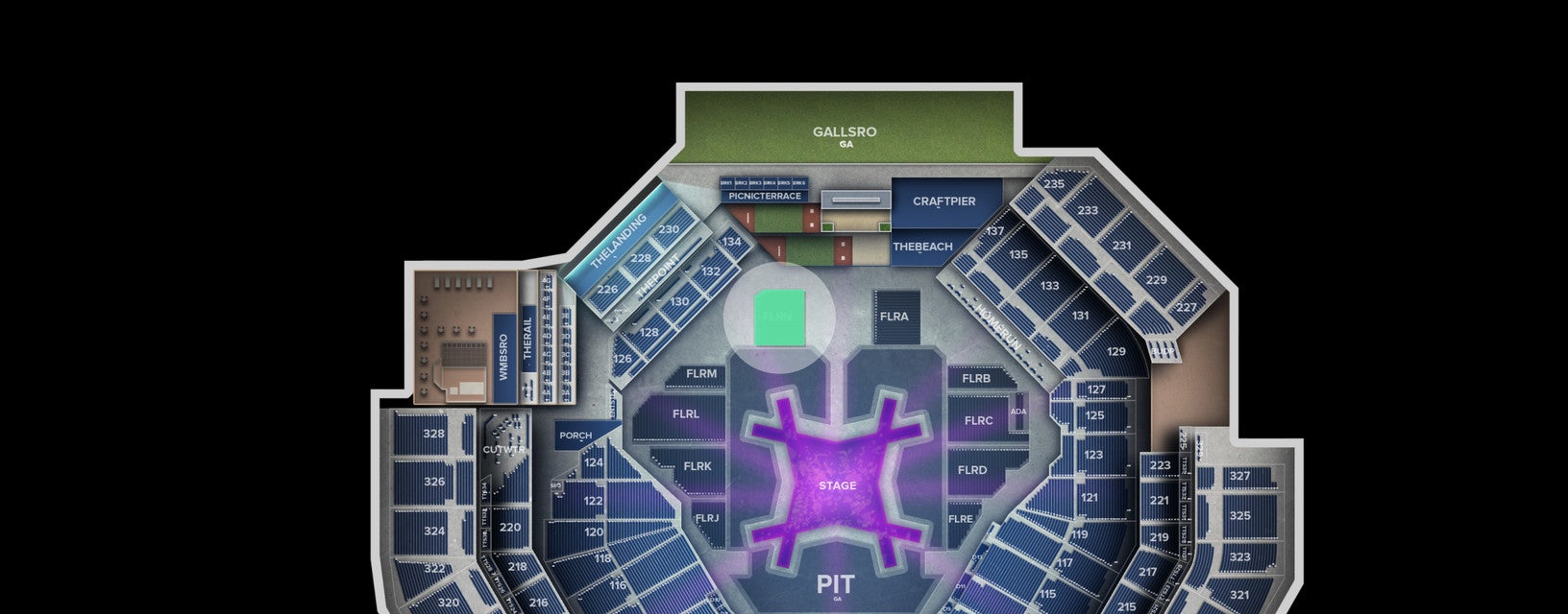 Seat view from Floor