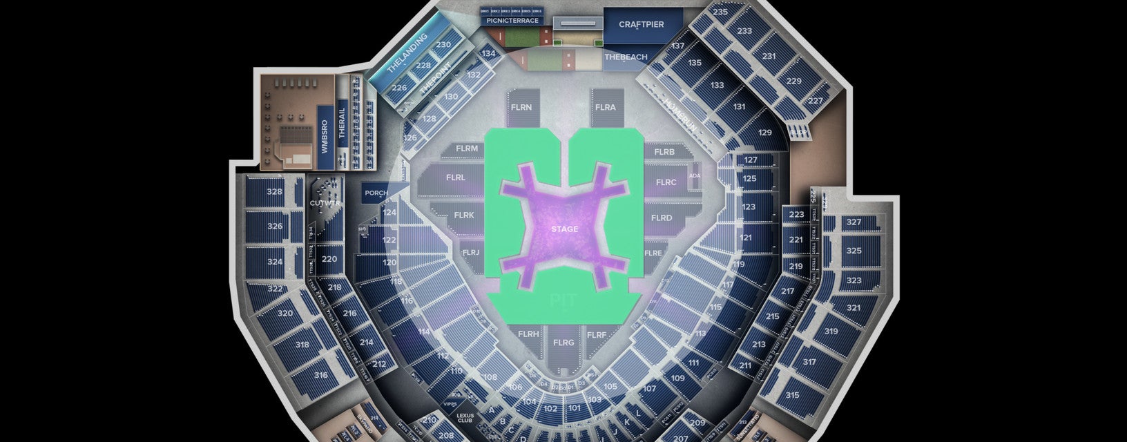 Seat view from Pit