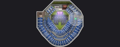 Seat view from Toyota Terrace