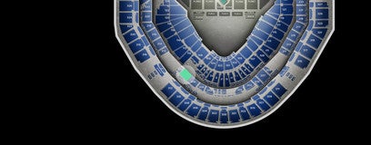 Seat view from Middle