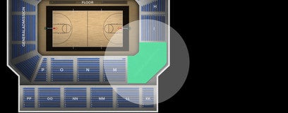 Seat view from General Admission