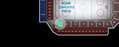 Seat view from Arena Level