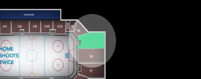 Seat view from Arena Level