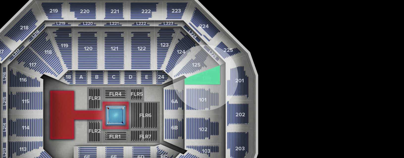 Seat view from Lower