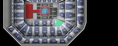 Seat view from Risers