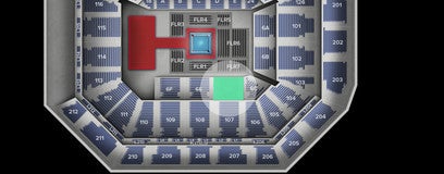 Seat view from Risers