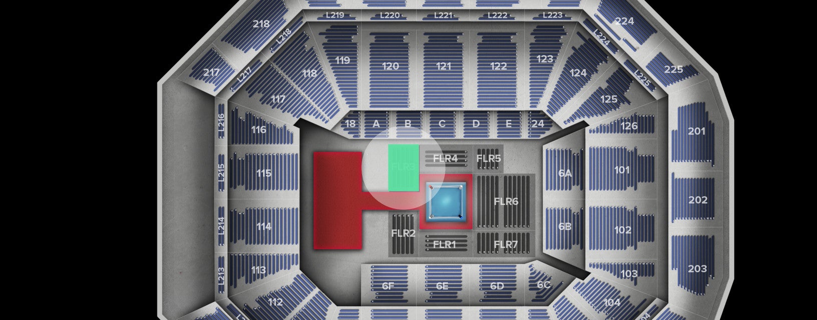 Seat view from Floor