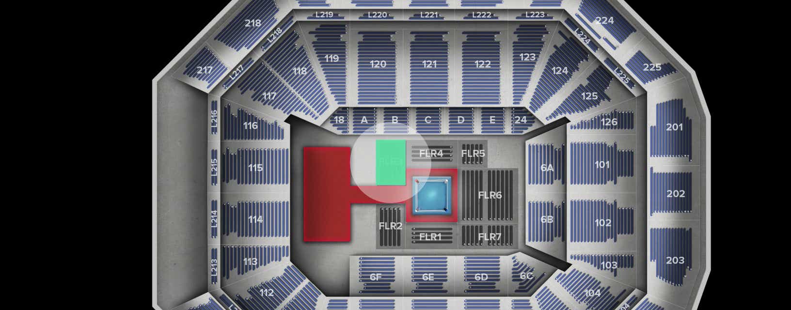 Seat view from Floor