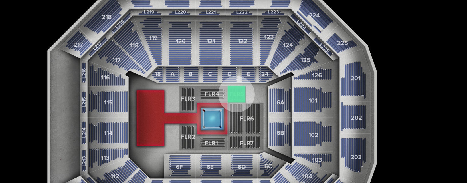 Seat view from Floor