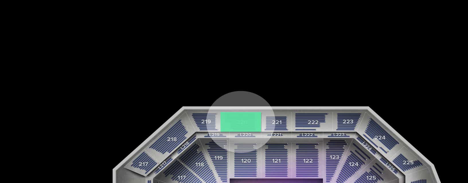Seat view from Upper