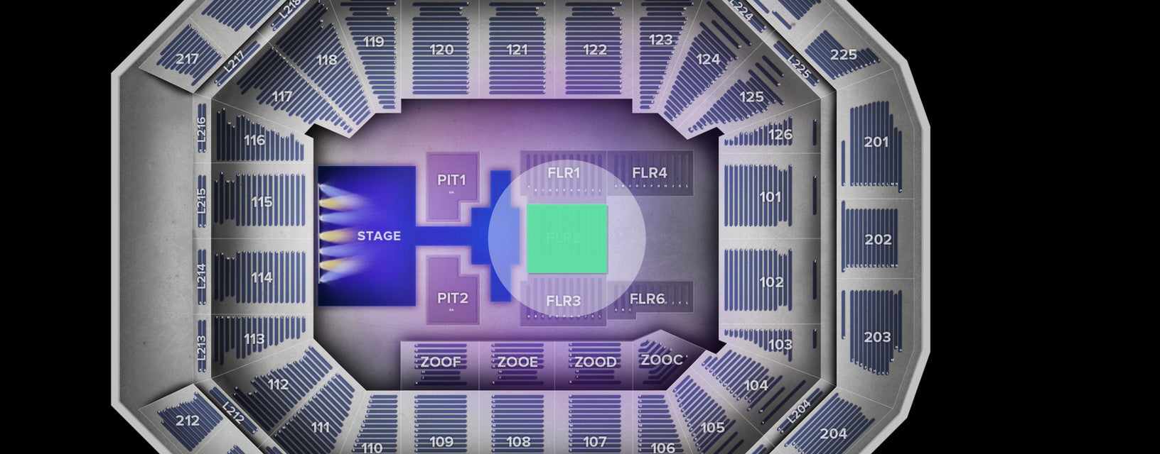 Seat view from Floor