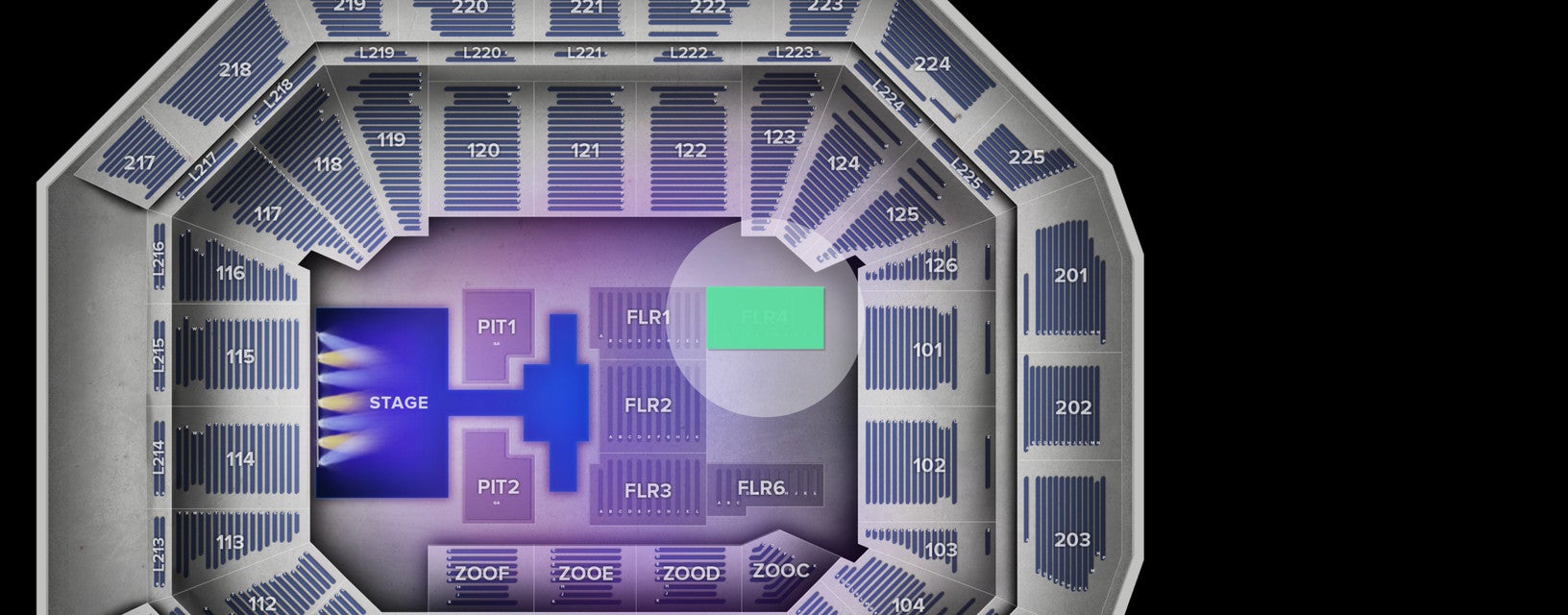 Seat view from Floor