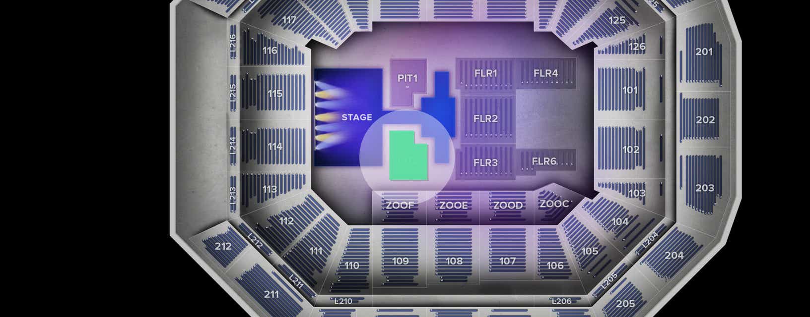 Seat view from PIT