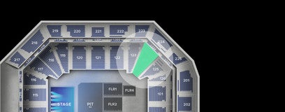 Seat view from Lower