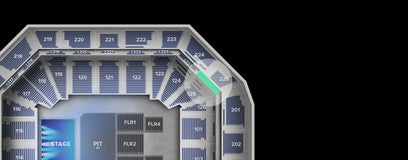 Seat view from Loge