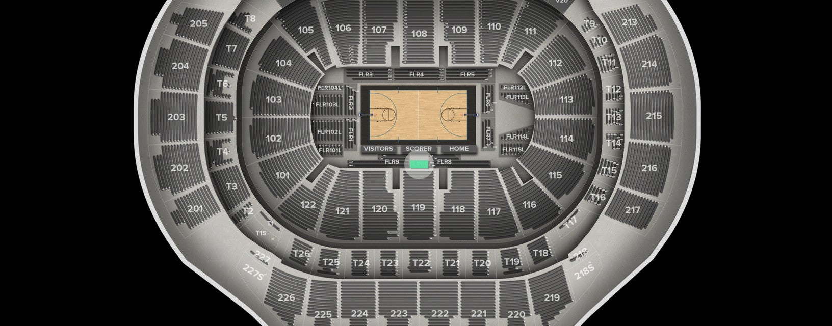 Seat view from Floor