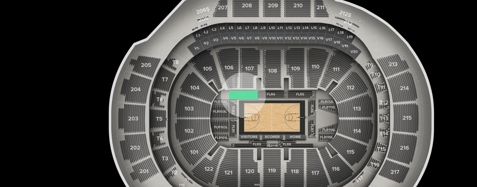Seat view from 